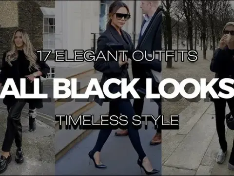 All black look: nazwy, style i jak nosić czerń z klasą?