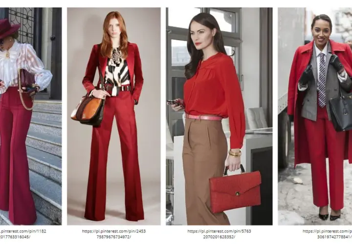 Eleganckie stylizacje z czerwienią: jakie kolory pasują do czerwonego? Beże, biel, czerń i szarość tworzą udane zestawy.